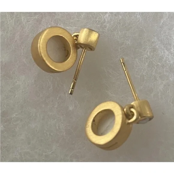 DEAN DAVIDSON Signature Droplet Earrings  22K Gold Plate Freshwater Pearl EUC! - Picture 11 of 11